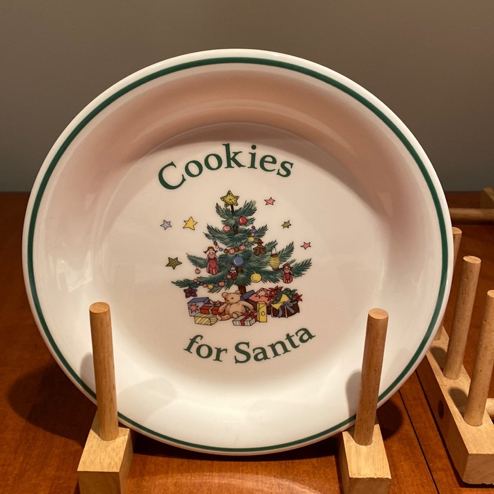 Nikki Cookies for Santa plate